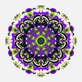 Mandala. Round Ornament Pattern. Vintage decorative elements. vector illustration Royalty Free Stock Photo