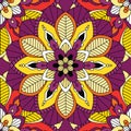 Mandala seamless pattern background