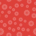 Mandala seamless pattern on a colored background