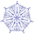 Mandala snowflake - digital art