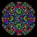 Mandala stained glass