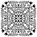 Mandala swirls pattern