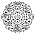 Mandala to color Royalty Free Stock Photo