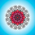 Mandala. Vector ornament, colorful round decorative element for your design Royalty Free Stock Photo