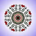 Mandala. Vector ornament, colorful round decorative element for your design Royalty Free Stock Photo