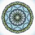 Mandala. Vector ornament, colorful round decorative element for your design Royalty Free Stock Photo