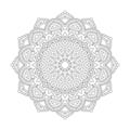 Mandala Whirlwind of Color coloring book page for kdp book interior