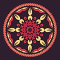 Mandala. Workpiece for your design