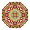 Mandala. Zentangl. Round ornament for creativity