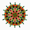 Mandalas collection. Round Ornament Pattern