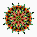 Mandalas collection. Round Ornament Pattern