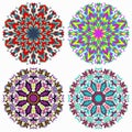 Mandalas collection. Vintage decorative elements Royalty Free Stock Photo