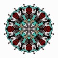 Mandalas collection. Vintage decorative elements Royalty Free Stock Photo