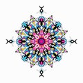 Mandalas collection. Vintage decorative elements Royalty Free Stock Photo