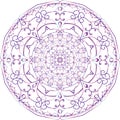 Mandalas for coloring book. Decorative round ornaments Royalty Free Stock Photo