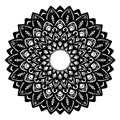 Mandalas for coloring book. Decorative round ornaments. Unusual flower shape. Oriental vector, Anti-stress therapy patterns. Weave Royalty Free Stock Photo