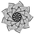 Mandalas for coloring book. Decorative round ornaments. Unusual flower shape. Oriental vector, Anti-stress therapy patterns. Weave