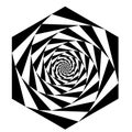 Mandalas, Fractals, Optical illusions Vectors & Clipart Hand drawn