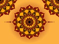 Mandalas for Relaxation and Meditation Background Royalty Free Stock Photo