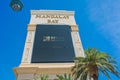 Mandalay Bay resort and casino. Entrance. Luxury hotel located directly on the Las Vegas Strip Royalty Free Stock Photo