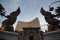 Mandalay Bay, statue, landmark, monument, sculpture Royalty Free Stock Photo