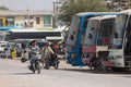 Motorcyle in Chan Mya Shwe Pyi bus Station, Mandalay