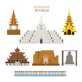 Mandalay, Myanmar, Architecture Building Landmarks