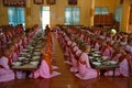 Prayer young girls nuns Royalty Free Stock Photo