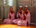 Prayer young girls nuns