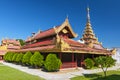 The Mandalay Palace, located in Mandalay, Myanmar, is the last royal palace of the last Burmese monarchy