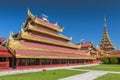 The Mandalay Palace, located in Mandalay, Myanmar, is the last royal palace of the last Burmese monarchy