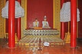 Mandalay Royal Palace`s King Seat, Mandalay, Myanmar