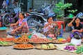 Mandalay Street Vendors, Myanmar Royalty Free Stock Photo