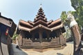 Mandalay wood Bagaya Monastery
