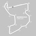 Mandalika Circuit Vector , Indonesia International Race Track