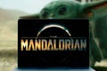 The Mandalorian logo smart phone