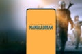 The Mandalorian logo smart phone