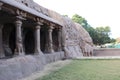 Krishna Mandapam at Mahabalipuram in Tamil Nadu, India