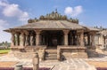 Mandapam entry closeup of Brahma Jinalaya temple, Lakkundi, Karnataka, India