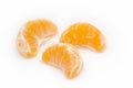 Mandarin isolated on white