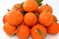 The mandarin orange (Citrus reticulata), also known as the mandarin or mandarine, a small citrus tree fruit Royalty Free Stock Photo