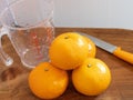 Mandarin orange gives a slightly sweet