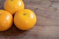 Many mandarin oranges are sweet