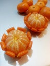 Mandarin Orange / Tangerine : Flower5 Royalty Free Stock Photo