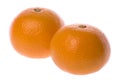 Mandarin Oranges Isolated Royalty Free Stock Photo