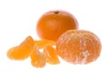 Mandarin Oranges Isolated Royalty Free Stock Photo