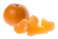Mandarin Oranges Isolated Royalty Free Stock Photo