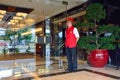 Mandarin Oriental Hotel doorkeeper