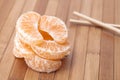 mandarin roll and chopsticks