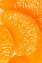 Mandarin slice. Royalty Free Stock Photo